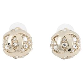 Orecchini rotondi Chanel Coco Mark