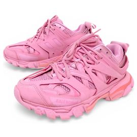SCARPE BALENCIAGA SNEAKERS TRACK 542536 BASKETS 41 42 NYLON ROSA