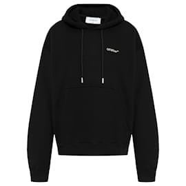 Felpa con cappuccio logo Off-White - Off White