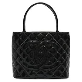 Borsa Tote Chanel Matelassé Coco Mark Nera