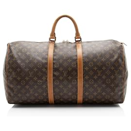 Duffle Keepall 55 in tela monogramma vintage Louis Vuitton