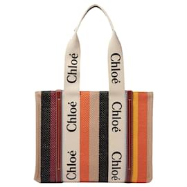 Borsa Tote Media Woody di Chloé