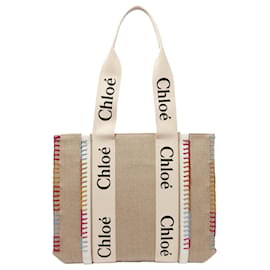 Borsa Tote Media Woody di Chloé