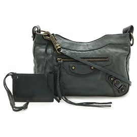 Borsa a Spalla in Pelle The Hip di Balenciaga