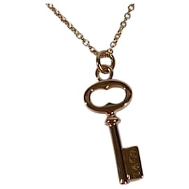 Tiffany & Co Collana chiave ovale in oro 18K Tiffany