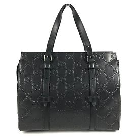 Gucci GG geprägt Logo Tote Bag