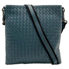 Kleine Schultertasche aus Leder Intrecciato von Bottega Veneta