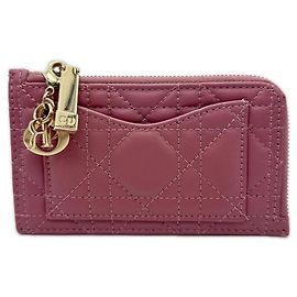 Portafoglio con zip Lady Cosmos di Christian Dior