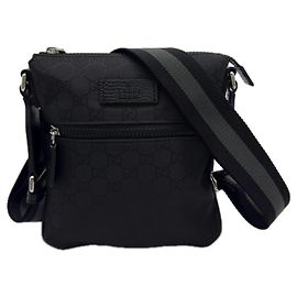 Borsa Messenger GG in Nylon GUCCI 449183