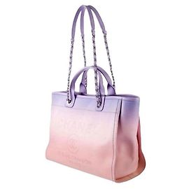 Chanel Deauville Tote Bag Ombre Leather