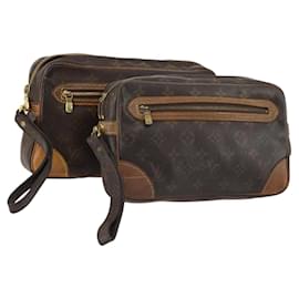 LOUIS VUITTON Borsa Clutch Monogram 2 Set LV Auth bs33746