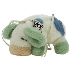 LOEWE - Borsa a Spalla Howl's Moving Castle Studio Ghibli Bianco Oro Auth 167137SM