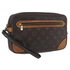 LOUIS VUITTON Monogram Marly Dragonne GM Clutch Bag M51825 LV Auth ti3800