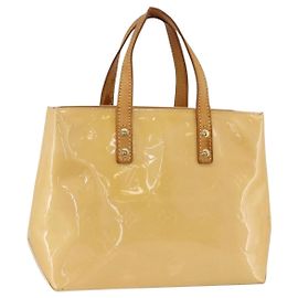 LOUIS VUITTON Borsa Reade PM Monogram Vernis Rosa Marshmallow M91306 Auth BAZ438