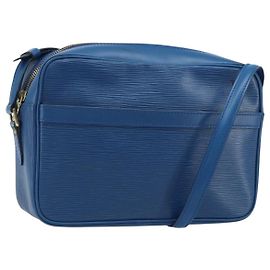 LOUIS VUITTON Borsa a Spalla Epi Trocadero 27 Blu M52315 LV Auth ARZ762A