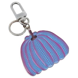 LOUIS VUITTON LVxYK Porte Cles Pumpkin Charm metal Blue M01100 LV Auth AMZ187A - Louis Vuitton