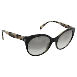 PRADA Leopard Sonnenbrille Kunststoff Schwarz Auth am11163A - Prada