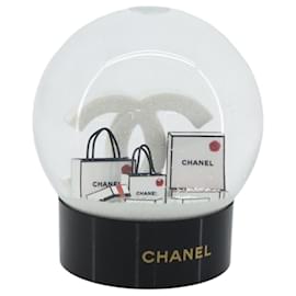 Palla di Neve in Vetro CHANEL Bianca CC Auth BA11731 - Chanel