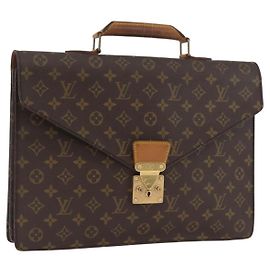 LOUIS VUITTON Briefcase Consulente Monogramma M53331 LV Auth am10970
