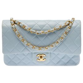 CHANEL Timeless/Classique Ledertasche in Blau - 103407
