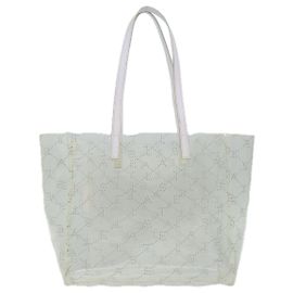 Stella Mc Cartney Stella McCartney Logo Einkaufstasche aus Vinyl