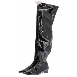 Autre Marque Botas altas de vinilo