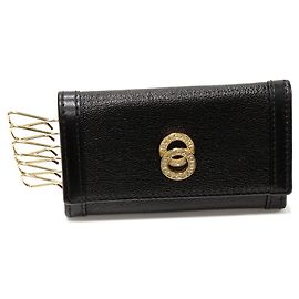 Bulgari Estuche para llaves Doppio Tondo de piel Bvlgari 26867
