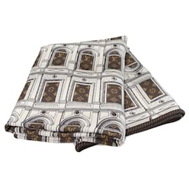 Couverture Monogram Plaid Architectura Fornasetti en Laine/Cashmere/Silk Louis Vuitton 2401934