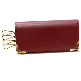 Estuche para 4 llaves de piel de ternera Cartier Must Line
