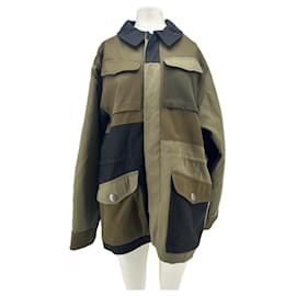 Zadig & Voltaire Jacke Khaki Baumwolle L