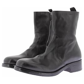 Botines de cuero negro - Prada