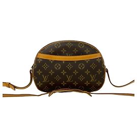 Louis Vuitton Blois Monogram Logo Pattern Leather Shoulder Bag