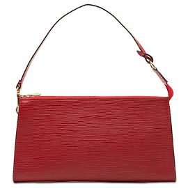 Pochette Accessori Epi Rossa Louis Vuitton