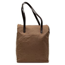 Beige Micro Zucchino Nylon Tote von Fendi