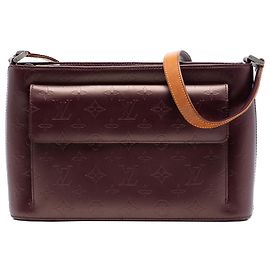 Louis Vuitton Monogram Mat Alston Rosso
