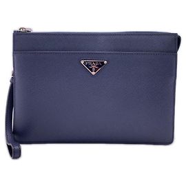 Prada Saffiano Tasche in Marineblau