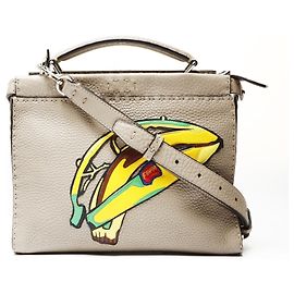 Borsa a spalla in pelle Fendi Peekaboo 2-Way