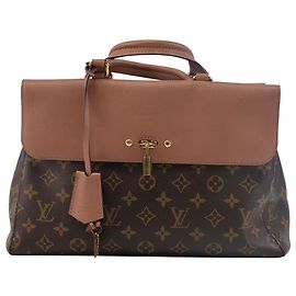 Sac à main Louis Vuitton Venus Monogram en toile enduite marron