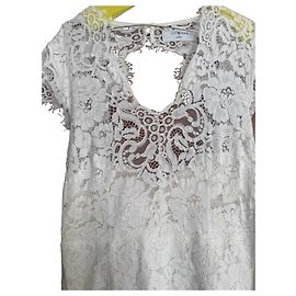 Autre Marque Ivy & Oak Vestido de Encaje Blanco Ivy & Oak