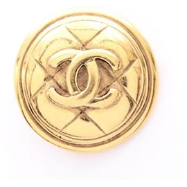 Spilla Placcata Oro Chanel Coco Mark