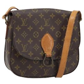 LOUIS VUITTON Bolsa de Ombro Monogram Saint Cloud GM M51242 LV Auth LNZ813