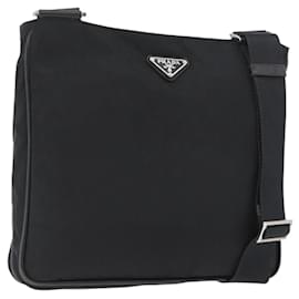 Borsa a Spalla PRADA Nylon Nero Argento Autentica ka3438A - Prada