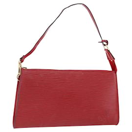 LOUIS VUITTON Pochette Accessori Epi Rossa M52947 LV Auth LNZ958