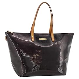 LOUIS VUITTON Borsa Tote Bellevue GM Monogram Vernis Amarante M93589 Auth BSZ599