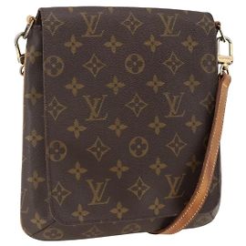 LOUIS VUITTON Borsa a Spalla Lunga Monogram Musette Salsa M51387 LV Auth AMZ347