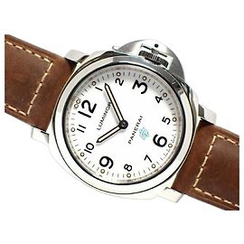 PANERAI Luminor Base logo branco PAM00630 série R '15 Masculino