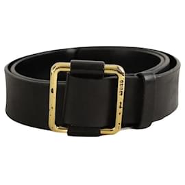 Schwarzer Ledergürtel - Gucci