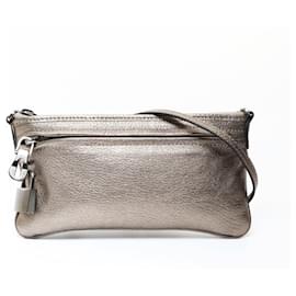 Borsa a Spalla in Pelle Dorata Loewe