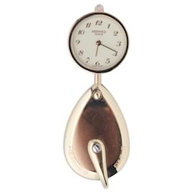 Hermès Geheimuhr Anhänger Halskette