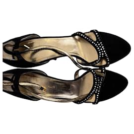 Sandali neri con strass - Autre Marque